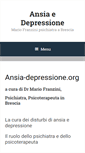 Mobile Screenshot of ansia-depressione.org